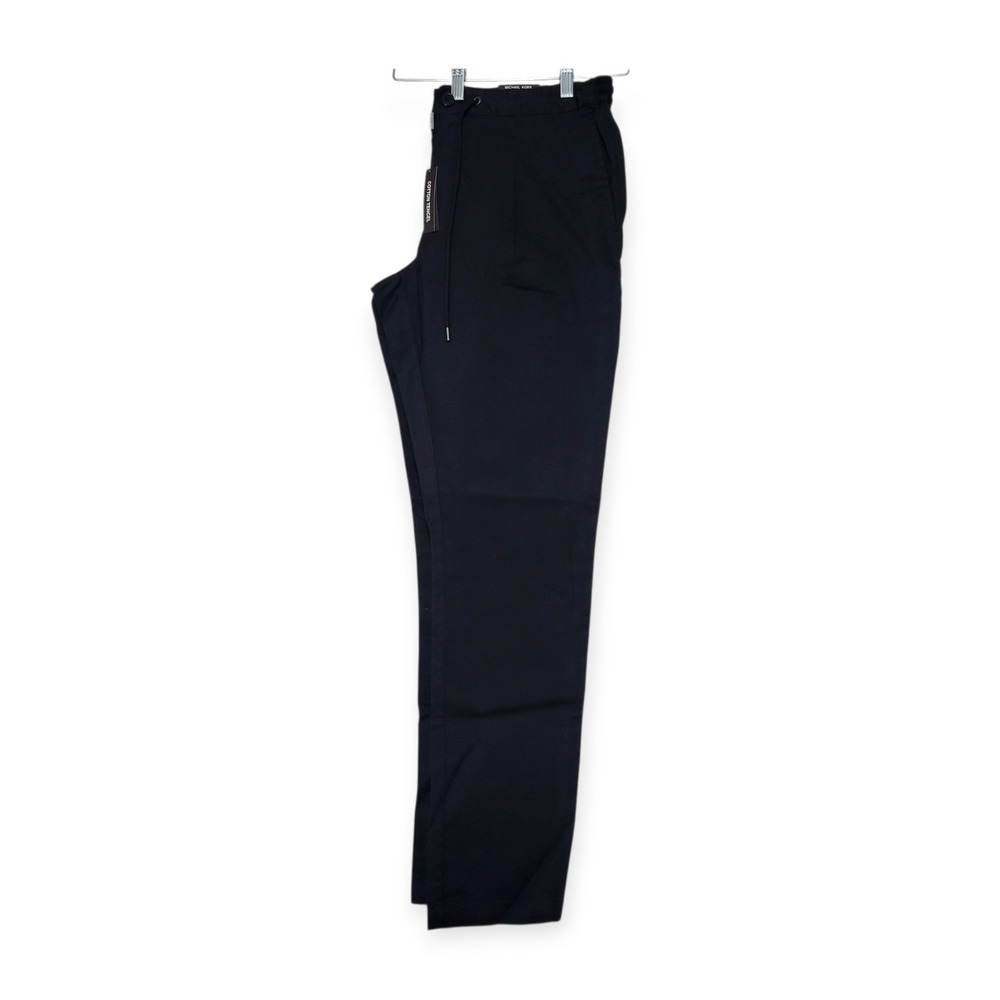 Michael Kors Mens 36x32 Pleat Drawstring Pants Stretch Casual Minimal Preppy NWT - Picture 10 of 10